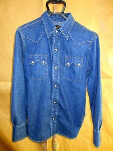 テンダーロイン　TENDERLOIN　名作　T-SADDLEMAN DENIM SHIRT　デニム　サドルマン　シャツ　XS