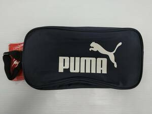 【 未使用！】★PUMA/プーマ★ファンダメンタルJシューズケースS 靴入れ 濃青 ニューネイビー