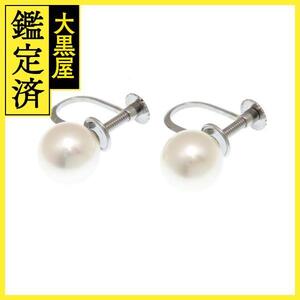 JEWELRY　ノンブランドジュエリー　イヤリング　PT900　パール　約2.5g【431】2120500219684