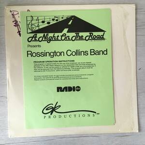 ROSSHINGTON COLLINS BAND　A NIGHT ON THE ROAD US盤　LIVE RADIO SHOW