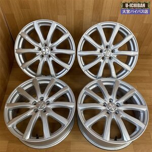 SJ系 フォレスター BR系 レガシィアウトバック GT系 XV 等 スタッドレス用に Weds ジョーカー 18インチ 7J +55 5H 100 4本 _▽004