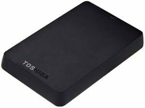 【TOSHIBA】『東芝　USB3.0接続 ポータブルハードディスク CANVIO BASICS（HD-AAシリーズ） 2TB ブラック HD-AA20TK』　　HDD2.0TB