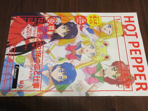 ☆HOT PEPPER セーラームーン ホットペッパー ホットペッパービューティー HotPepper beauty 表紙 雑誌 アニメ レア 希少★新品未使用