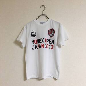 YONEX ヨネックス YONEX OPEN JAPAN 2012 半袖Tシャツ バドミントン SSサイズ 速乾 ドライ 白