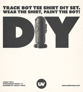 新品未開封 Underverse TRACKBOT CONTAINER GALNAUT TEE SHIRT - BLACK (Lサイズ) TRACKBOT COLOR: COAL(黒) threeA Ashley Wood