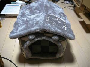 ★使用可能な訳あり品★　犬　猫　屋根付き　ベッド　小型犬用