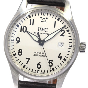 IWC SCHAFFHAUSEN IW327012 パイロットウォッチ マークXVIII デイト 自動巻き メンズ 保証書付き_832007