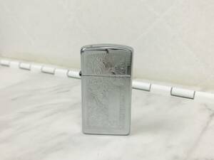 G6769 ZIPPO ジッポ ライター シルバー ベネチアン 花柄 火花確認済み