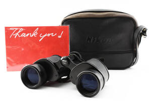 【美品】ニコン 双眼鏡 ケース付き●Nikon Binoculars 10x35 6.6° wf ●♯240107