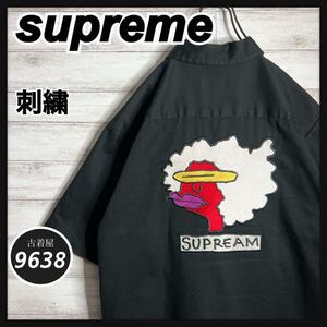 【入手困難!!】シュプリーム 刺繍 バックプリント 半袖シャツ supreme パーカー スウェット マークゴンザレス mark Gonzalez