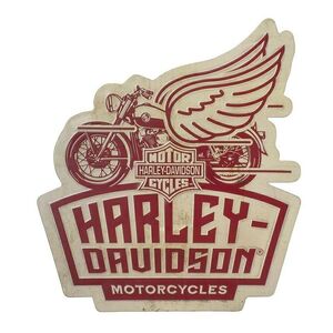 新品未使用　Harley-Davidson　H-D ウイングモーターサイクル メタルサイン　HDL-15558　純正　ハーレーダビッドソン　送料無料　看板