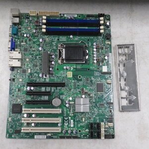 マザーボード SUPERMICRO X9SCA LGA1155 IOパネル付属 ジャンク P10246