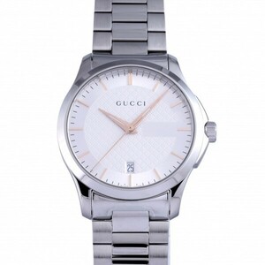 グッチ GUCCI Gタイムレス YA126442 ホワイト文字盤 新品 腕時計 メンズ