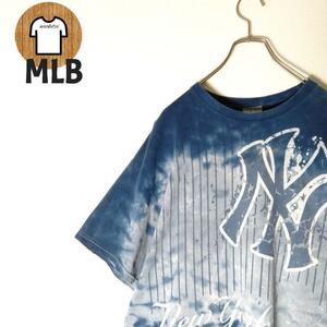 MLB タイダイTシャツ XL デカロゴ メジャーリーグ 海外古着 A729