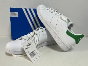 管31441 新品未使用 adidas アディダス カジュアル スニーカー スタンスミス 白 ホワイト 緑 グリーン 25.5cm メンズ レディース