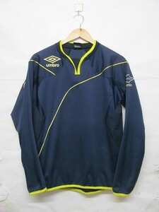 UMBRO アンブロ PT パフォーマンス トップ 長袖 シャツ S 紺 b17965