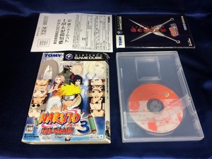 中古AB★NARUTO 激闘忍者大戦3★ゲームキューブソフト