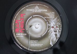 英7 Iron Maiden Women In Uniform / Invasion EMI5105 EMI /00080