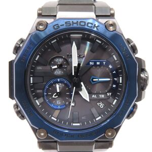 160s CASIO カシオ G-SHOCK MT-G デュアルコアガード MTG-B2000B-1A2JF 電波ソーラー 腕時計 ※中古