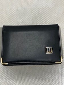 ☆ 1000円セール ☆ダンヒル　dunhill　名刺入れ　カードケース　ブラック◆28657