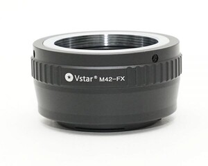 VSTAR 無料レンズクロス付 M42 レンズ - フジ X FX マウントアダプター m42-fx (VSFX)　