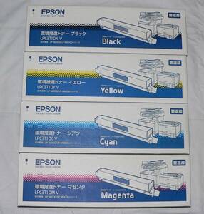 エプソン　EPSON 純正 環境推進トナー　EPSON LPC3T10 K/C/M/Y　4色4本セット