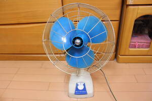 動作品！ 日立A.C. DESK FAN M-6036。3枚羽扇風機 昭和リアルレトロ アンティーク家電 インテリア ビンテージ大正ロマンHITACHI当時物 希少