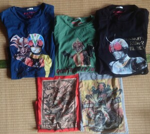 GU×仮面ライダー　コラボ TシャツLサイズ　5枚セット
