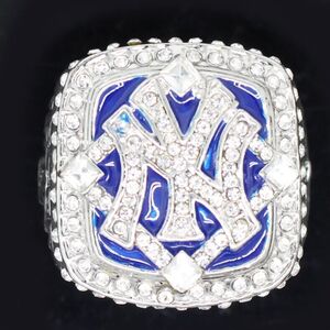 1円～送料無料※MLB 2009年 指輪 ニューヨーク・ヤンキース Champion 野球 リング ジルコニア 22号/23号/24号 ステンレス鋼 誕生日 新品