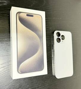 中古 超美品　 iPhone 15 Pro Max 512GB Natural Titanium 海外版