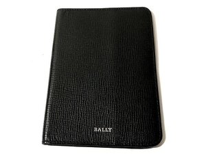 美品　BALLY　バリー　パスポートケース　レザー　黒　パスポートカバー