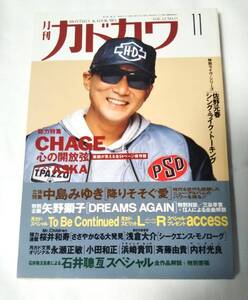 雑誌 月刊カドカワ 1994年11月号 CHAGE