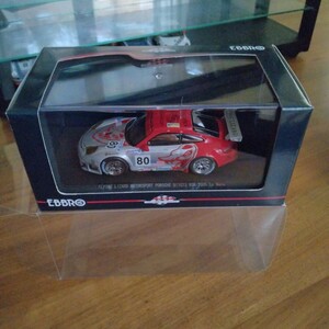 エブロ EBBRO 1/43 778 FLYING LIZARD MOTORSPORT PORSCHE 911 GT3 RSR 2005 Le Mans SILVER フライング リザード ポルシェ ケース付き