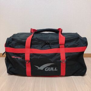 GULL ガル　スクエアメッシュバッグ　SQUARE MESH BAG 大容量 ブラック レッド メッシュバッグ ボストンバッグ　ダイビング　117B-24