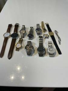 ジャンク品 腕時計 13本セット 動作未確認 現状品 SEIKO CITIZEN CASIO MARC JACOBS WIREDなど クォーツ dolce BABY G 