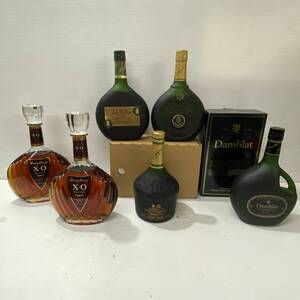 ブランデーまとめ6 Armagnac SUNTORY DELUXE XO J. de Malliac MARQUIS DE MONTESQUIOU Damblat X.O 700ml 40％