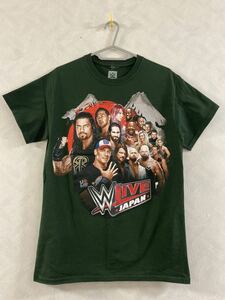 未使用品 WWE 日本公演 WWE Live Japan 2016 両国大会 Tシャツ サイズS 中邑真輔 ASUKA AJスタイルズ ジョン・シナ ベッキー・リンチ