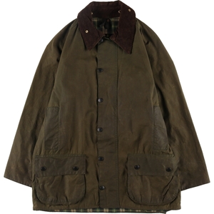 古着 90年代 バブアー Barbour BEAUFORT ビューフォート 旧3ワラント オイルド ハンティングジャケット 英国製 C42 メンズL相当 /evb007767