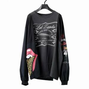 CHANGES VINTAGE REMAKE QUINTET PANEL LONG SLEEVE T-SHIRT 定価24200円 MASTERMIND RESURRECTION ISAMU KATAYAMA BACKLASH BACKBONE