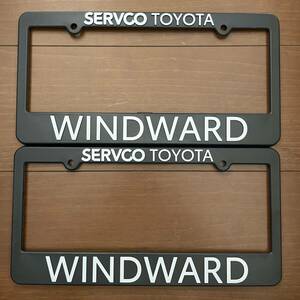 【激レア】SERVCO TOYOTA WINDWARD ハワイ トヨタ ウィンドワード カイルア ナンバー ライセンス フレーム USDM HDM 【新デザイン】②