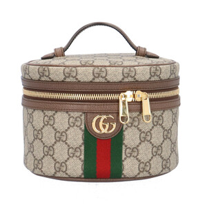 グッチ オフィディア ハンドバッグ PVCコーティングキャンバス 627463 ベージュ レディース GUCCI 中古 美品