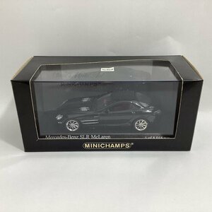 ミニチャンプス　1/43　メルセデスベンツ　SLR マクラーレン　2003　ブラック　Mercedes-Benz SLR McLaren　Black　ミニカー