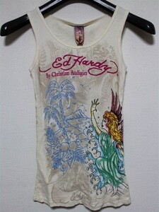 エドハーディー ed hardy レディース タンクトップ マーメイド W01AOPS298 オフホワイト 新品