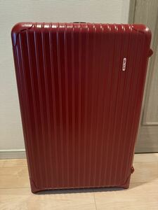 【廃盤】RIMOWA リモワ SALSA サルサ 855.70 82L 2輪 レッド キャリーケース スーツケース キャリーバッグ 