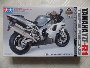 YAMAHA YZF-R1 TAIRA RACING ( TAMIYA KIT INCLUDES CLEAR BROWN BODY PARTS 1/12th SCALE MOTORCYCLE SERIES ITEM 14085 )