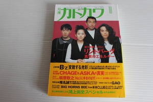 月刊カドカワ 1993年10月　総力編集 リンドバーグ 真実のエネルギー