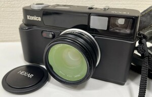 【BW 0606.3-3】1円～ Konica コニカ HEXAR ヘキサー 35mm F2.0 AF コンパクトカメラ フィルムカメラ 動作未確認 現状品 