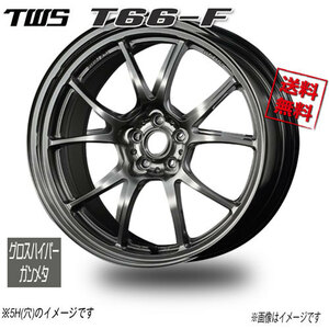 TWS TWS T66-F グロスハイパーガンメタ 16インチ 4H100 7J+45 4本 67 業販4本購入で送料無料