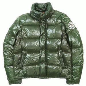 モンクレール MONCLER EVEREST エベレスト ダウン ジャケット コート ブルゾン ナイロン ジャンパー デカロゴ ビッグ ワッペン 2 緑