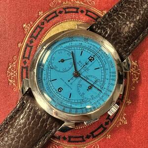 1スタ【ロレックス マルコーニ クロノグラフ】ROLEX 1930年代 手巻き★メンズ ウォッチ★アンティーク 腕時計★IWC好きにも★1044